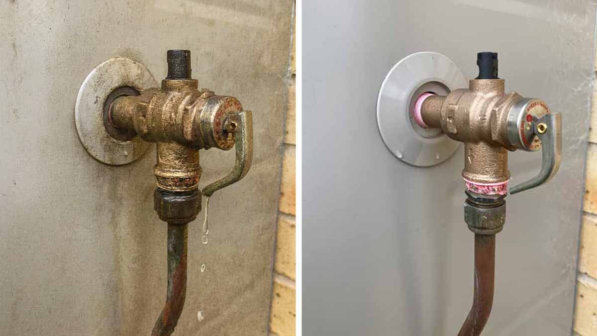 leaking water heater repair