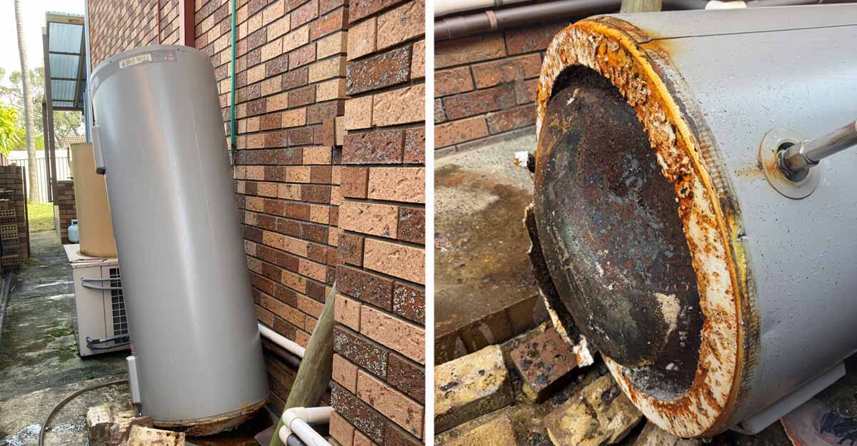 leaking water heater repair